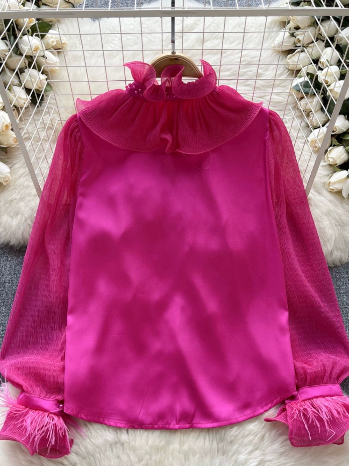 Work babe blouse BE346 images